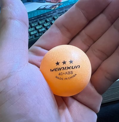 ~子甄彣璟~三星ABS新材料40+ 高彈耐打 乒乓球 訓練球 練習用 塑膠桌球 運動 健身 訓練 體育 桌球6