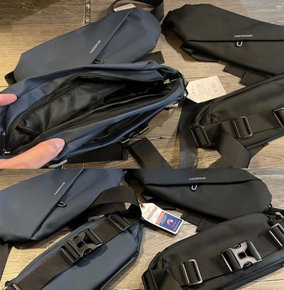 ~子甄彣璟~單肩包1100-20 胸包 多功能大容量 運動腰包 斜挎包 旅行包 防潑水 背包 錢包 腰包10