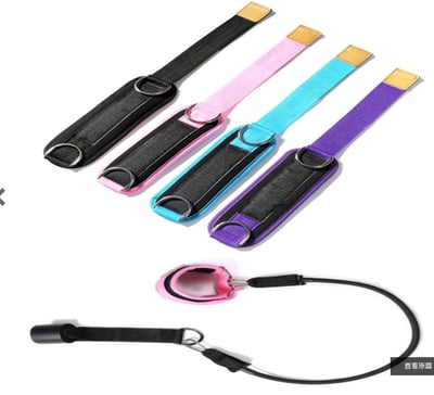 ~子甄彣璟~門架腳環 拉力器 腳套 瑜珈 運動 健身 腳踝扣 腿部 訓練器 練臀 練腿 綁腿 阻力繩 拉伸器 拉力繩5