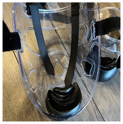 ~子甄彣璟~透明防護面罩 可拆卸 跆拳道 空手道 拳擊 護臉 頭盔面具 面罩 護具 防護面罩 面具2