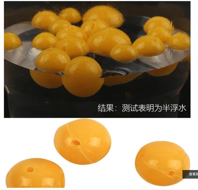 ~子甄彣璟~浮力球 香甜玉米味 TPR漂浮魚餌 球半浮水 軟餌 玉米路亞餌 柔軟高彈性 路亞餌 假餌6