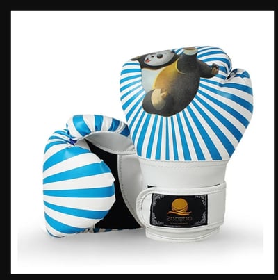 ~子甄彣璟~熊貓拳擊手套 兒童拳套 卡通拳擊手套 搏擊 散打 泰拳 格鬥 散打 健身運動 武術 打擊沙包 沙袋 訓練7