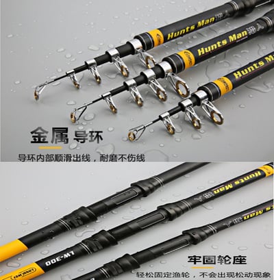 ~子甄彣璟~追風獵人賣場-金屬輪座 超硬魚竿 垂釣 碳素海竿超硬拋竿 遠投竿 釣魚竿 海釣 釣竿 海竿 魚竿3