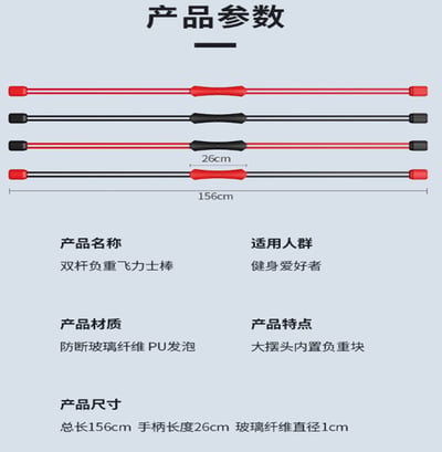 ~子甄彣璟~新三代黑科技雙桿 飛力士健身彈力棒 振動棍 震顫訓練 健力棒 彈力棒 菲力士棒 菲利斯棒 菲力棒 健身桿 震顫棒 運動健身器材12