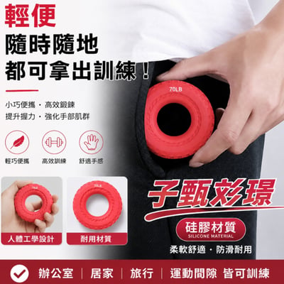 ~子甄彣璟~握力圈 握力器 握力環 握力訓練器 手指訓練 指力訓練 手部復健 康複 握力球 健身 腕力 臂力訓練 多磅數可選4