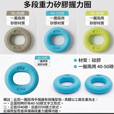 ~子甄彣璟~握力圈 握力器 握力環 握力訓練器 手指訓練 指力訓練 手部復健 康複 握力球 健身 腕力 臂力訓練 多磅數可選2