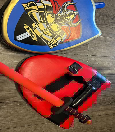 ~子甄彣璟~跆拳道 騎士劍盾靶 劍靶組合 盾牌訓練 格鬥 騎士劍 盾牌靶3