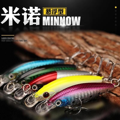 ~子甄彣璟~鐳射米諾7cm-6.6g 魚餌 硬餌 仿生餌 路亞餌 假餌 鉛筆 誘餌 擬餌 米諾 釣魚 假魚 主攻上層1