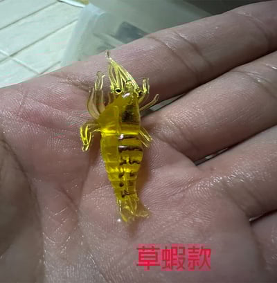 ~子甄彣璟~4公分模擬路亞草蝦 蝦子 漁具釣具垂釣 海釣 釣魚 溪釣 假餌 路亞餌 仿生餌 小蝦3