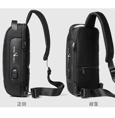 ~子甄彣璟~側背包9530 密碼鎖 斜挎包 多功能大容量 斜背包 胸包 旅行包 防潑水 背包 錢包 單肩包 側肩包9