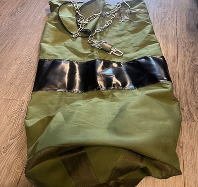 ~子甄彣璟~重磅 帆布沙袋 吊式空袋 空心沙袋 散打 拳擊 沙包 泰國沙袋 拳擊 拳擊 重量訓練 附吊鍊1