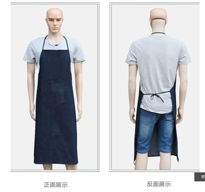 ~子甄彣璟~促銷價-牛仔圍裙 防油 防火花 耐磨 防塵 隔熱 防護 圍裙 電銲 防護衣 工業用品 牛仔布 工作衣8