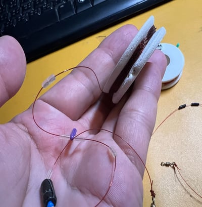 ~子甄彣璟~釣魚線組套裝 3.6米4.5米5.4米6.3米7.2米魚線 太空豆 八字環 鉛皮 漂座 鉛皮座6