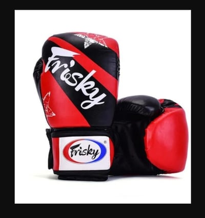 ~子甄彣璟~FRISKY 拳擊手套 拳套 拳擊 手套 搏擊 散打 泰拳 格鬥散打 健身 運動 武術 打沙包 沙袋 訓練1