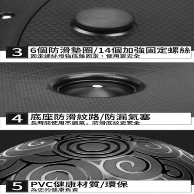 ~子甄彣璟~專業級 加厚防爆波速球 半圓平衡球 瑜珈球 核心訓練 瑜珈 重訓 深蹲 平板支撐 承重300KG9