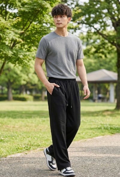 ~子甄彣璟~彈力棉 平口直筒 功夫褲 燈籠褲 獨家加寬版型 休閒褲 運動褲 闊腿褲 太極褲 禪坐 武術褲 不卡襠 潮流寬鬆必備5