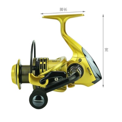 ~子甄彣璟~漁魔士XF系列-14軸無間隙金屬頭漁線輪 紡車輪 磯釣輪 捲線器 魚輪 甩竿 海釣 釣魚 高硬度齒盤6