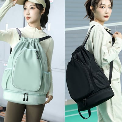 ~子甄彣璟~多功能運動背包 羽毛球包 鞋倉 雙肩包 羽毛球拍套 球袋 羽毛球包 羽毛球袋 羽毛球拍袋9