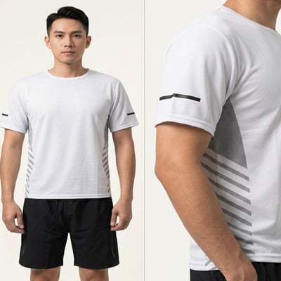 ~子甄彣璟~冰絲短袖 涼感速乾 運動短袖 T恤 訓練服 健身衣 跑步T恤 透氣短袖 男生運動衣 夏季運動服9