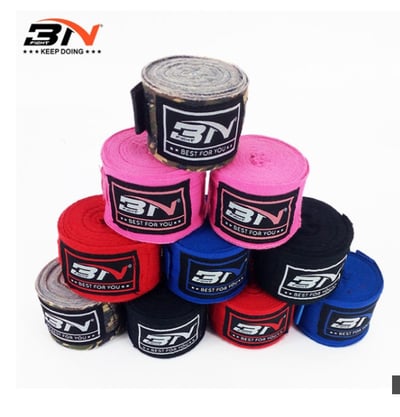 ~子甄彣璟~BN 彈力 繃帶 纏手帶 拳擊 搏擊 散打 綁手帶 護手帶 阻力帶 健身舉重 手綁帶 纏帶 護手帶 武術訓練6