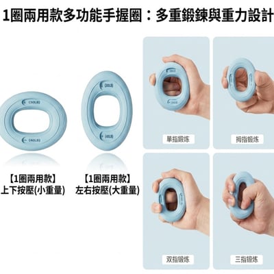 ~子甄彣璟~握力圈 握力器 握力環 握力訓練器 手指訓練 指力訓練 手部復健 康複 握力球 健身 腕力 臂力訓練 多磅數可選5