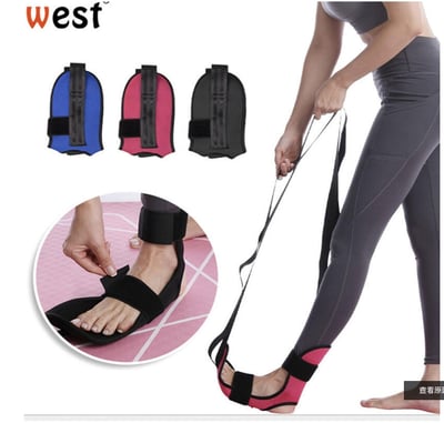 ~子甄彣璟~瑜珈 拉筋帶 伸展帶 舞蹈 輔助帶 拉伸帶 拉伸器 拉力帶 劈腿器 瑜伽 拉筋器 瑜伽繩 復健帶 健身運動1