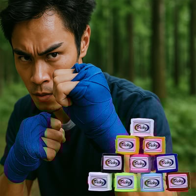 ~子甄彣璟~FRISKY 3米跟5米 彈力 拳擊 搏擊 散打 纏手帶 綁手帶 護手帶 繃帶 手綁帶 纏帶 泰拳 運動健身  1