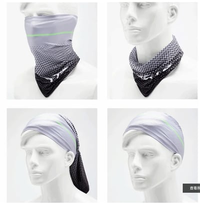 ~子甄彣璟~SP騎行面罩 袖套 魔術頭巾 運動袖套 頭套 圍脖 口罩 面罩 運動頭巾 自行車袖套 冰絲袖套 防曬抗紫外線 3