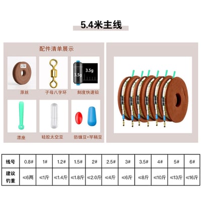 ~子甄彣璟~隱形斑點線組 釣魚線組 主線組 漁具 魚線 競技台 釣魚線 太空豆 八字環 鉛皮 漂座 鉛皮座4