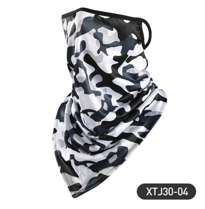 ~子甄彣璟~XTJ30魔術頭巾 掛耳面罩 透氣網 運動 防塵 冰絲 防曬 口罩 面罩 防紫外線 運動頭巾 頭套 圍脖 抗UV4