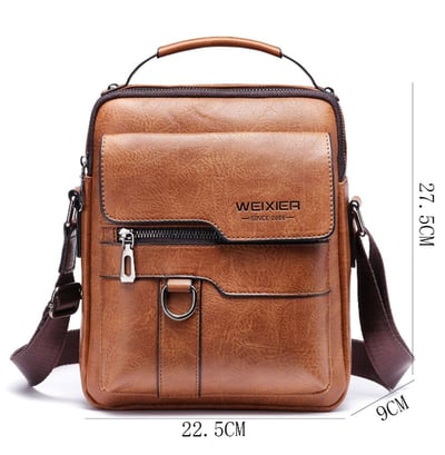 ~子甄彣璟~D268 復古豎款背包 側背包 斜挎包 斜背包 商務包 手提包 錢包 單肩包 側肩包 休閑包1