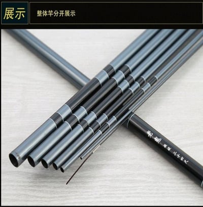 ~子甄彣璟~老鬼2.7米-7.2米賣場-日本碳素長節手竿 漁具台釣竿 超硬調魚竿 釣魚高手 小釣手 池塘釣魚 37調11