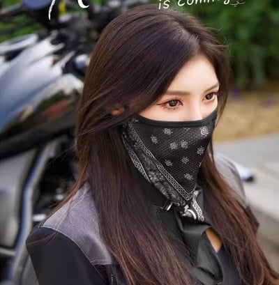 ~子甄彣璟~XTJ30魔術頭巾 掛耳面罩 透氣網 運動 防塵 冰絲 防曬 口罩 面罩 防紫外線 運動頭巾 頭套 圍脖 抗UV8