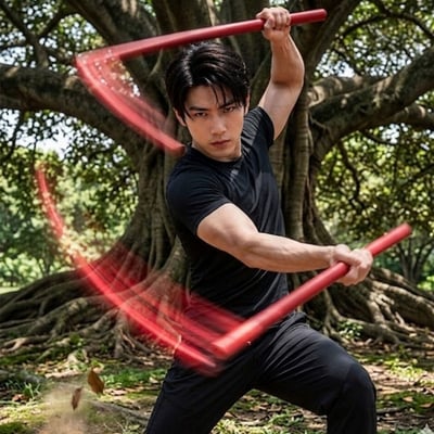 ~子甄彣璟~武術棍袋包 PU皮革棍袋 球棒棍袋 雙節棍收納包 短棍收納袋 可肩背手提 防水耐磨拉鍊設計5