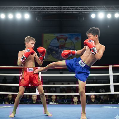 ~子甄彣璟~FRISKY 兒童拳套 高顏值 防爆耐磨 拳擊 手套 搏擊 散打 泰拳 格鬥 散打 健身運動3