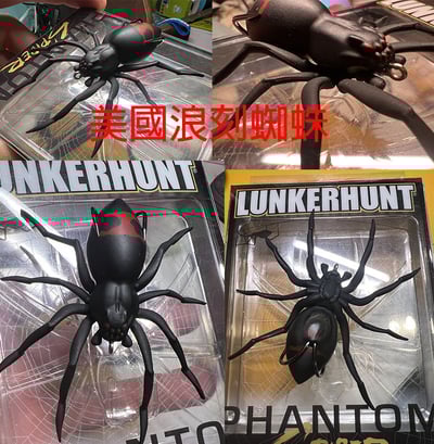 ~子甄彣璟~西子 美國浪刻蜘蛛 逼真感十足 仿真擬餌 魚餌 昆蟲 路亞餌 假餌 誘餌 仿生餌 專制翹嘴6