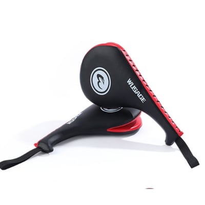 ~子甄彣璟~WUSAGE 雙葉靶 空手道 跆拳道 腳靶 訓練靶子 雞腿靶手靶 腳板 腳把 散打 靶子 武術練習 踢靶9