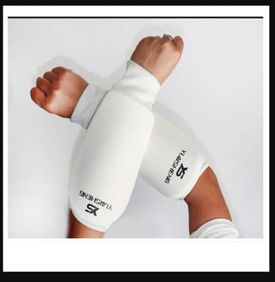 ~子甄彣璟~空手道護臂 透氣吸汗 護肘 護手 護具 護手臂 跆拳道 拳擊 散打 搏擊 格鬥 武術 比賽訓練 運動護具8