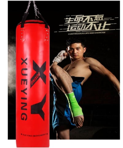~子甄彣璟~空心沙袋120-180公分-直徑35公分 PU 沙袋 沙包 拳擊 搏擊 格鬥 散打 健身運動 重量訓練1