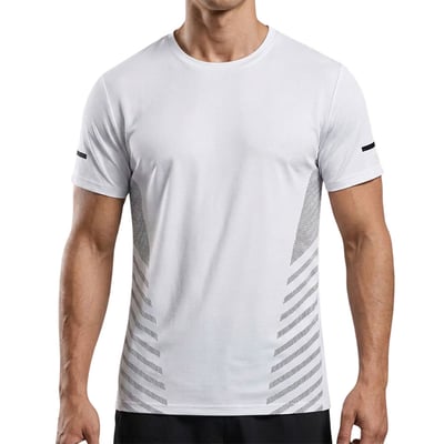 ~子甄彣璟~冰絲短袖 涼感速乾 運動短袖 T恤 訓練服 健身衣 跑步T恤 透氣短袖 男生運動衣 夏季運動服3