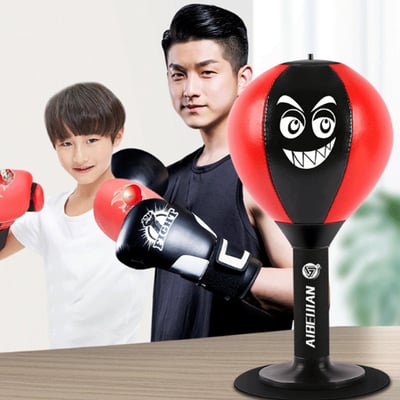 ~子甄彣璟~升級款 桌面拳擊速度球 辦公室 吸盤式 反應球 解壓 洩憤 出氣神器 紓壓 發洩 減壓 宣泄球1