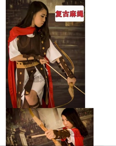 ~子甄彣璟~cosplay 兒童玩具 弓箭 娛樂 親子玩具 親子遊戲 戶外運動 騎馬射箭 射擊訓練 附3支箭 1組箭筒4