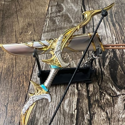 ~子甄彣璟~三國志 五虎將 黃忠 八寶麒麟弓 百發百中 模型 擺件 工藝品 生日禮物 交換禮物5