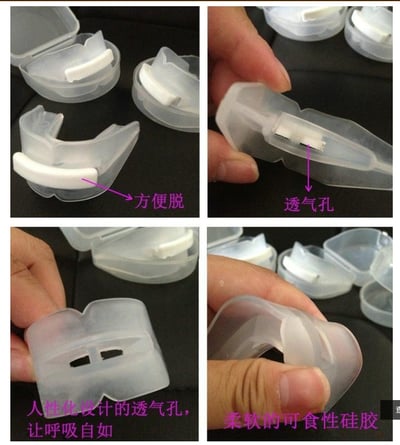 ~子甄彣璟~雙面護齒 拳擊用品護齒散打硅膠籃球牙套 散打護齒 運動牙套 矽膠 護齒 籃球 空手道 跆拳道2