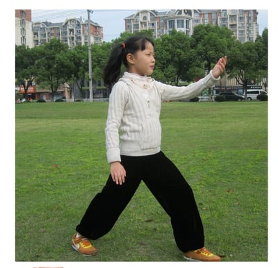 ~子甄彣璟~兒童 練習褲 功夫褲 太極拳 透氣褲 武術褲 燈籠褲 慢跑 跑步 瑜珈/禪坐/運動褲 休閒褲 學舞褲4