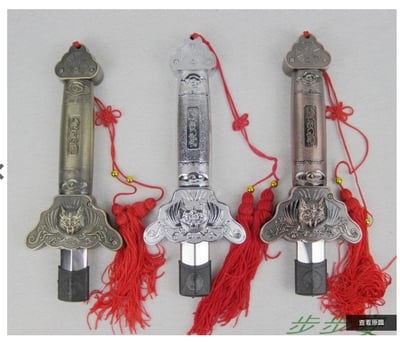 ~子甄彣璟~ 晨練太極拳 不銹鋼伸縮劍 太極拳武術用品 太極劍 功夫劍 輕伸縮劍 武術劍 練功劍 玩具劍 晨練劍 未開刃1