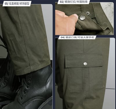 ~子甄彣璟~褲襠加厚 工作褲 加襠 防爆襠 防刮 防火花 耐磨  電焊 工地 勞工 工作服 褲子 4