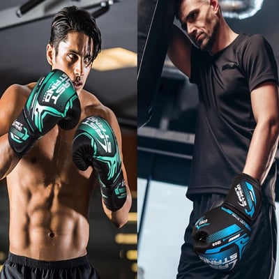 ~子甄彣璟~機械師拳套 高顏值 防爆耐磨 拳擊 手套 搏擊 散打 泰拳 格鬥 散打 健身運動3