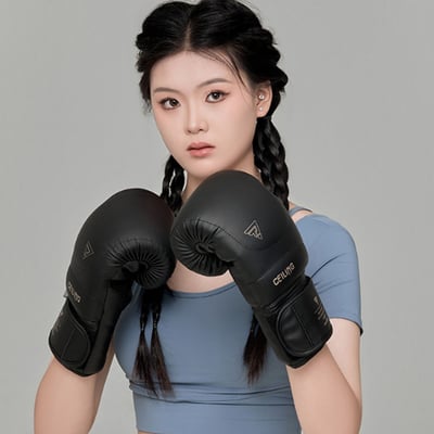 ~子甄彣璟~ZTTY 高顏值CEILING 拳峰加厚 四重組合內膽 拳擊手套 搏擊 散打 泰拳 格鬥 散打 健身運動11