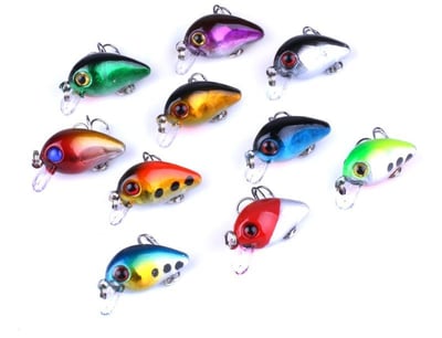 ~子甄彣璟~促銷品-不挑色-隨機發貨-迷你小胖 仿生餌 假餌 假魚 路亞餌 海釣 釣魚 魚餌 硬餌 擬餌6